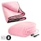 Stalwart Heated Blanket 2-Pack - USB-Powered Throw Blankets for Winter Car Accessories by Pink 75-BPSH-2010 - alternate 8